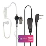 Гарнитура 1 проводная LUITON K10203 Earpiece для раций Baofeng / Kenwood с разъемом 2-pin