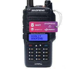 Рация Baofeng UV-9R Plus 8W, Li-ion 1800 мАч UHF/VHF, IP67