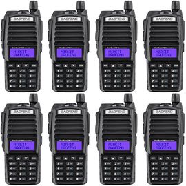 Комплект из 8 восьми Раций Baofeng UV-82 8 Ватт