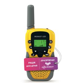 Портативна радіостанція Baofeng BF-T3 жовта, UHF, 3 Вт