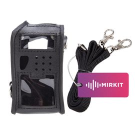 Чехол мягкий из кожзама для рации Baofeng UV-5R черный