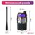 Рация двухдиапазонная Baofeng UV-5RA, UHF/VHF, 5 Ватт, батарея 1800 мАч, , ремешок Mirkit