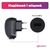 Універсальний мережевий блок живлення Mirkit USB 220V