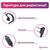 Гарнітура з подвійною кнопкою Ptt Market для рацій Baofeng / Kenwood з роз'ємом Kenwood 2-Pin
