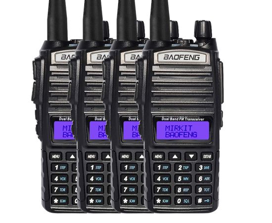 Комплект из четырех Раций Baofeng UV-82