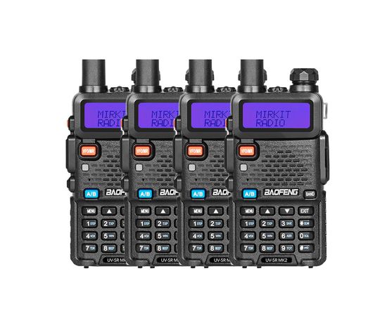 Комплект из четырех Раций Baofeng UV-5R