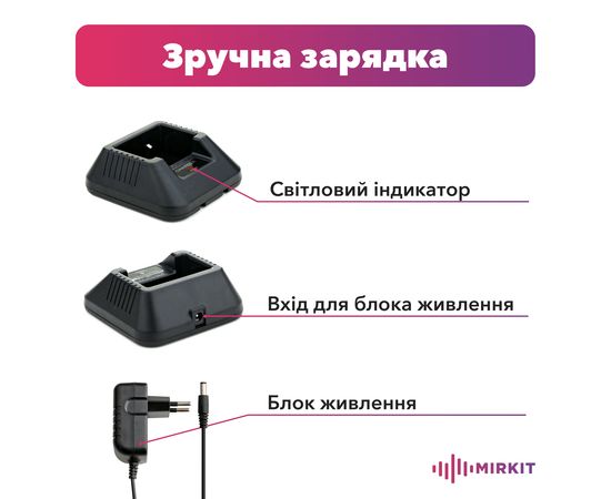Зарядное устройство для рации Baofeng UV-5R (CH-5)