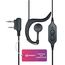 Гарнитура с двойной кнопкой PTT Mirkit для раций Baofeng/Kenwood с разъёмом Kenwood 2-Pin